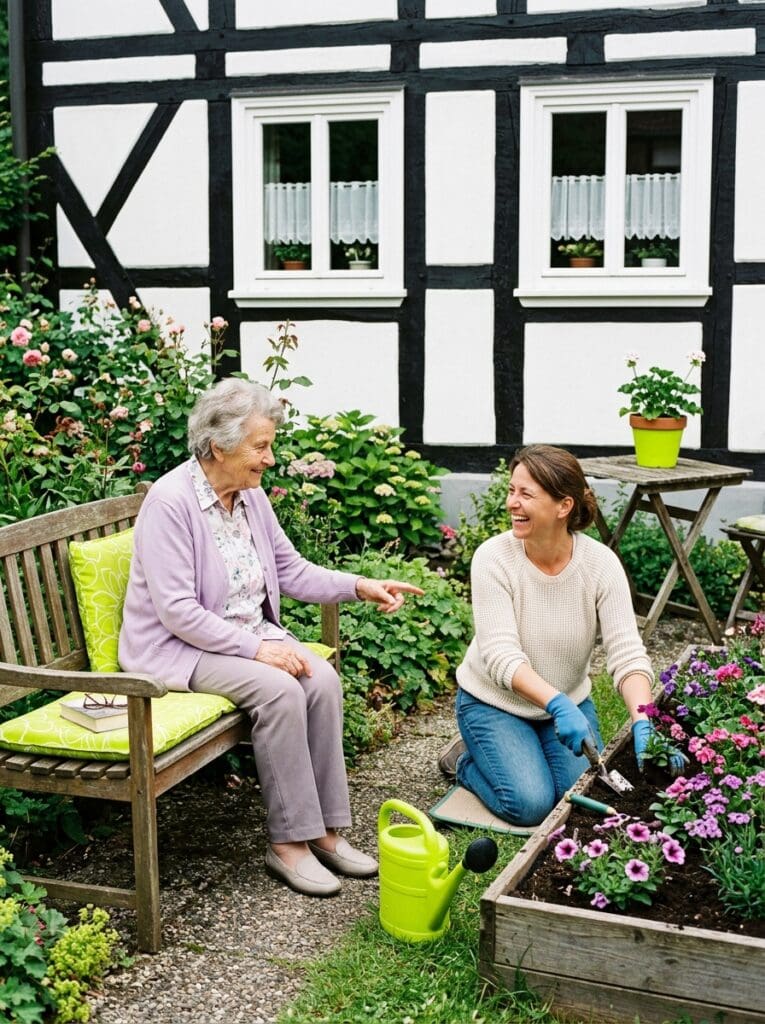 re 24 plus garten 1 - 24h-Pflege & stunden­weise Seniorenbetreuung - RE-24 Plus