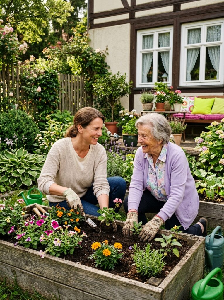 re 24 plus garten - 24h-Pflege & stunden­weise Seniorenbetreuung - v3 - RE-24 Plus