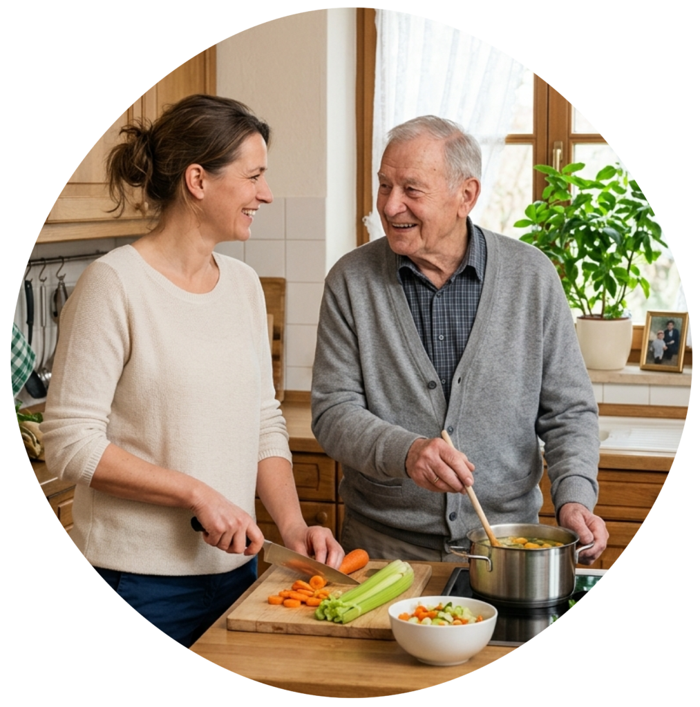 re 24 plus kochen - 24h-Pflege & stunden­weise Seniorenbetreuung - v3 - RE-24 Plus